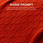 Knit Throw Blanket with Tassels for Couch and Bed (50x60in)