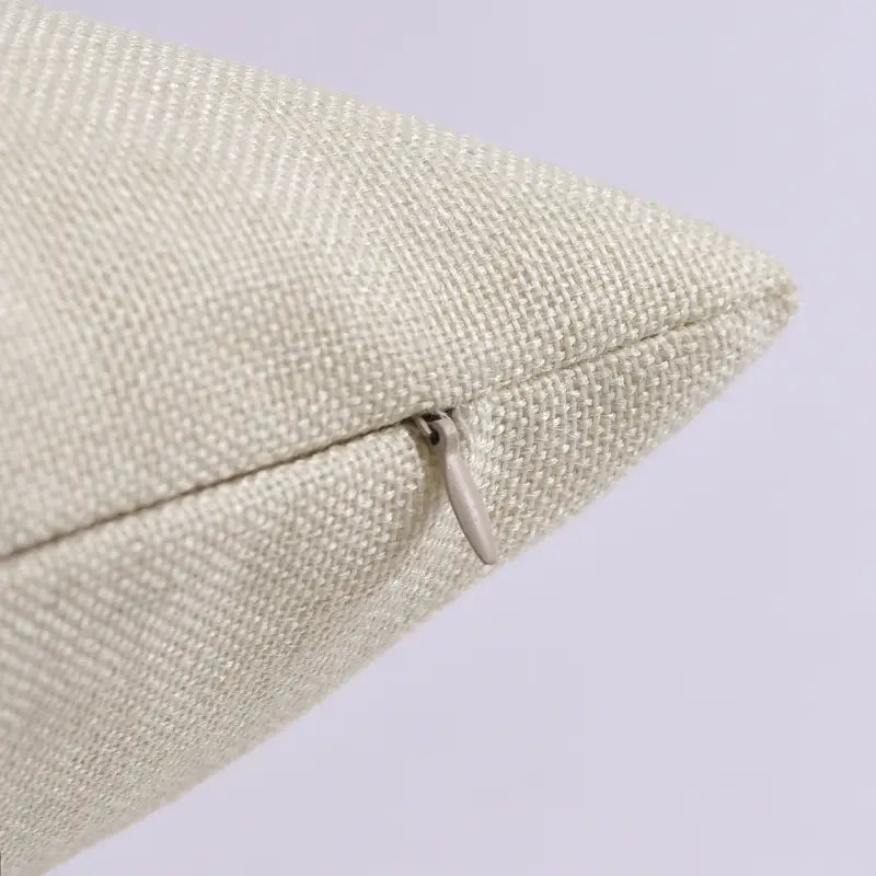Nordic Geometric Linen Blend Cushion Cover 17"x17"