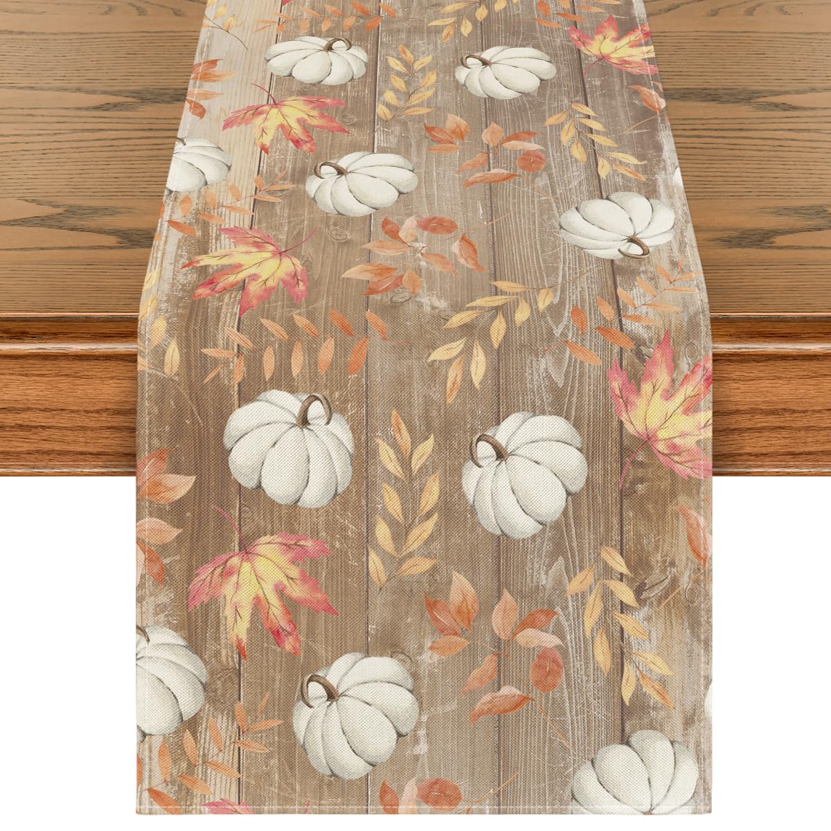 Fall Table Runner Seasonal Autumn Kitchen