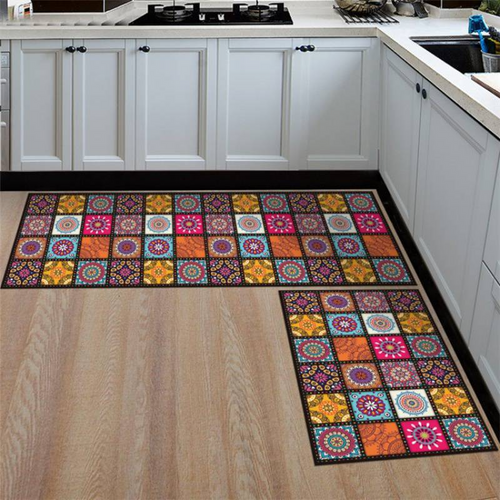 Absorbent Non-Slip Bath & Kitchen Mat Set